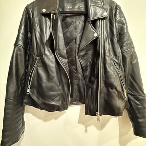 Bagatelle Women's Sleek Black Leather Jacket